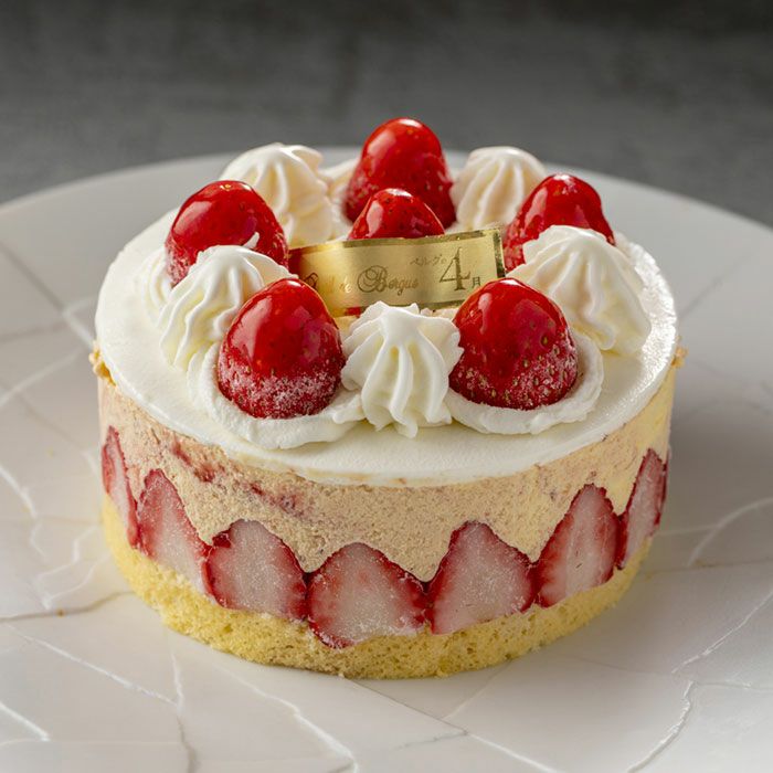 ミルクグラス　ストロベリーショートケーキ ストロベリーショートケーキ 【ベルグの4月】｜おとなの週末お取り寄せ