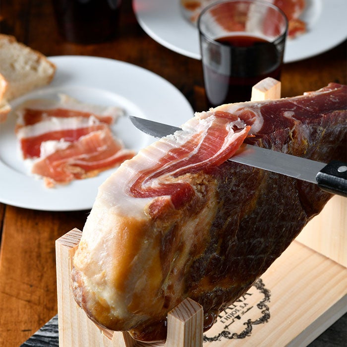 スペインクラブ ミニ・ハモン・セラーノ（台・ナイフ付）