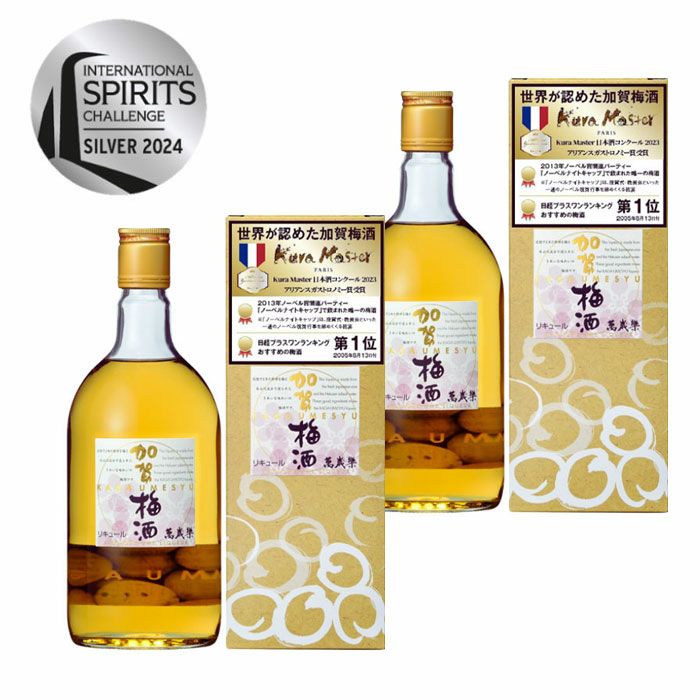 萬歳楽 加賀梅酒（720ml）2本セット｜おとなの週末お取り寄せ倶楽部