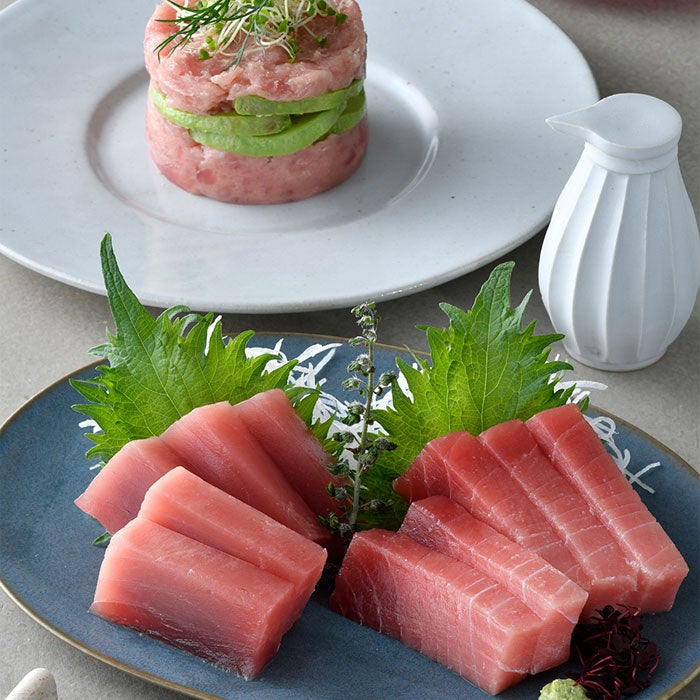 国産 めばちマグロとたたきセット