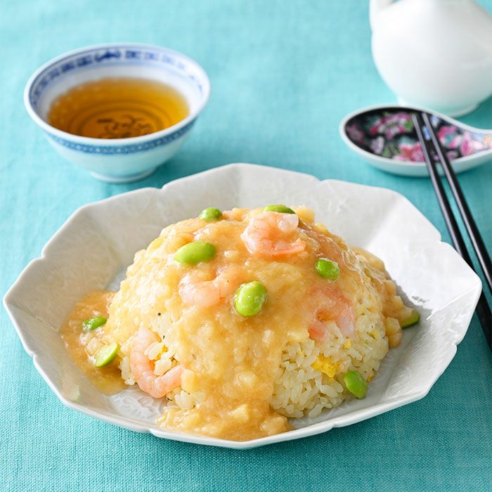 京、静華】宮本静夫監修 直火炒めのえび炒飯と蟹あんかけ丼のもと