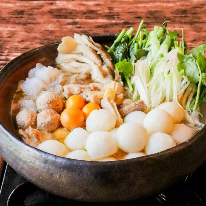 秋田名物 比内地鶏だまこ鍋（3～4人前）｜おとなの週末お取り寄せ倶楽部