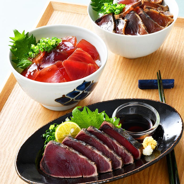薬焼き鰹たたき小分け・鰹丼セット